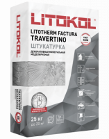 Декоративная штукатурка LITOTHERM FACTURA TRAVERTINO\ЛИТОТЕРМ ФАКТУРА ТРАВЕРТИНО от магазина НЕЛМАР